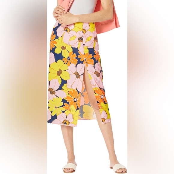 Sanctuary Night Ride Midi Skirt in Days Into Nights Size 10 NWT - Picture 2 of 9